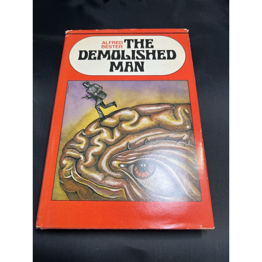VTG The Demolished Man by Alfred Bester Hardcover Dust Jacket 1953